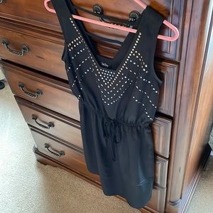 BeBop black silky dress